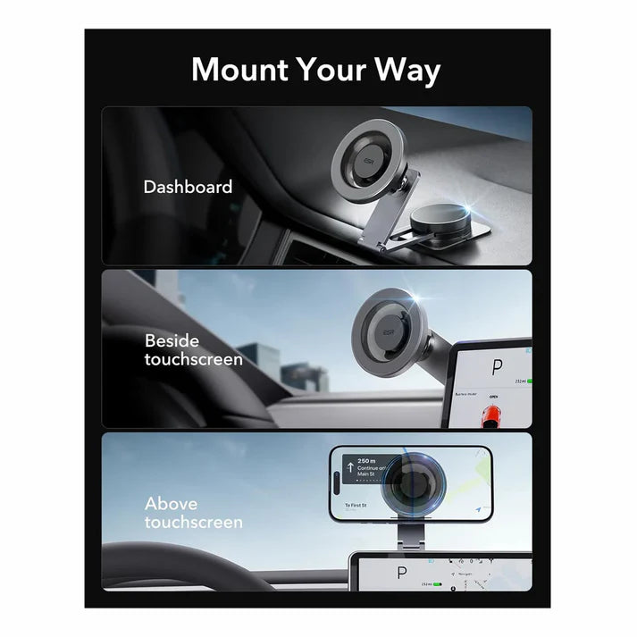 ESR | 2B5150302 | ESR Dashboard/Touchscreen Magsafe Car Phone Mount HaloLock