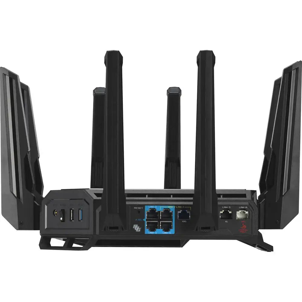 GT-BE98 Quad-band WiFi 7 (802.11be) Gaming Router - GulfStore.com