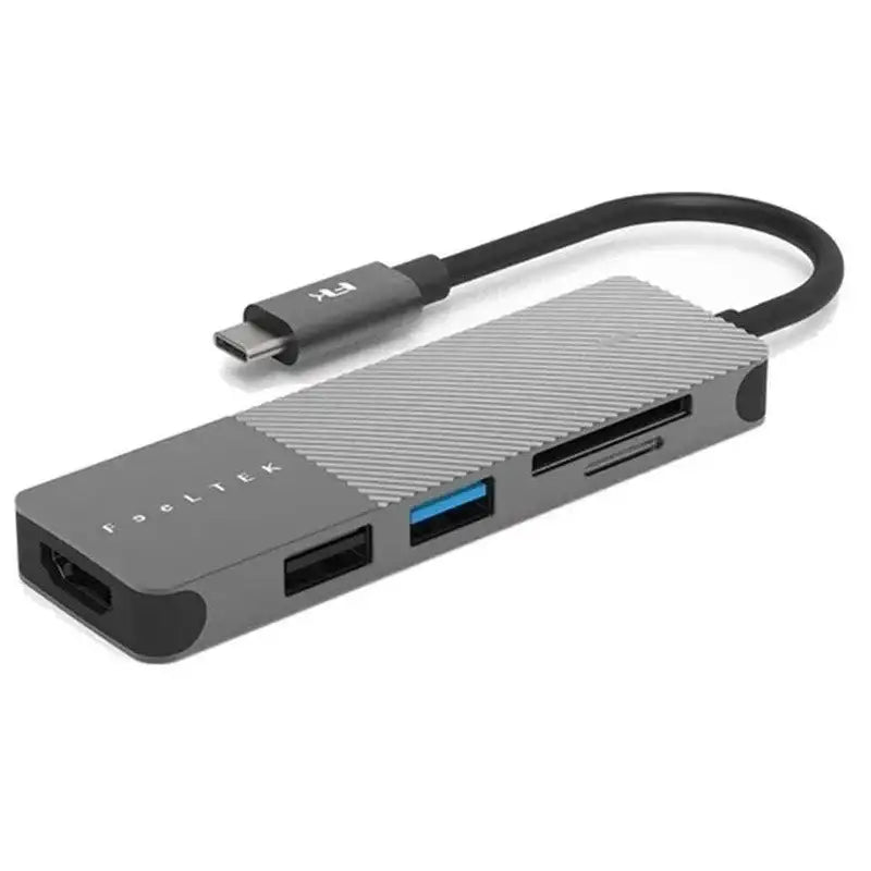 Feeltek 5-in-1 Portable USB Type C Hub - GulfStore.com