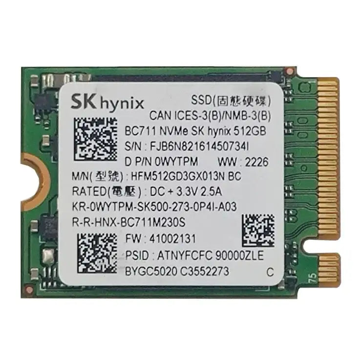 Skhynix BC711 512 GB M.2 SSD - GulfStore.com