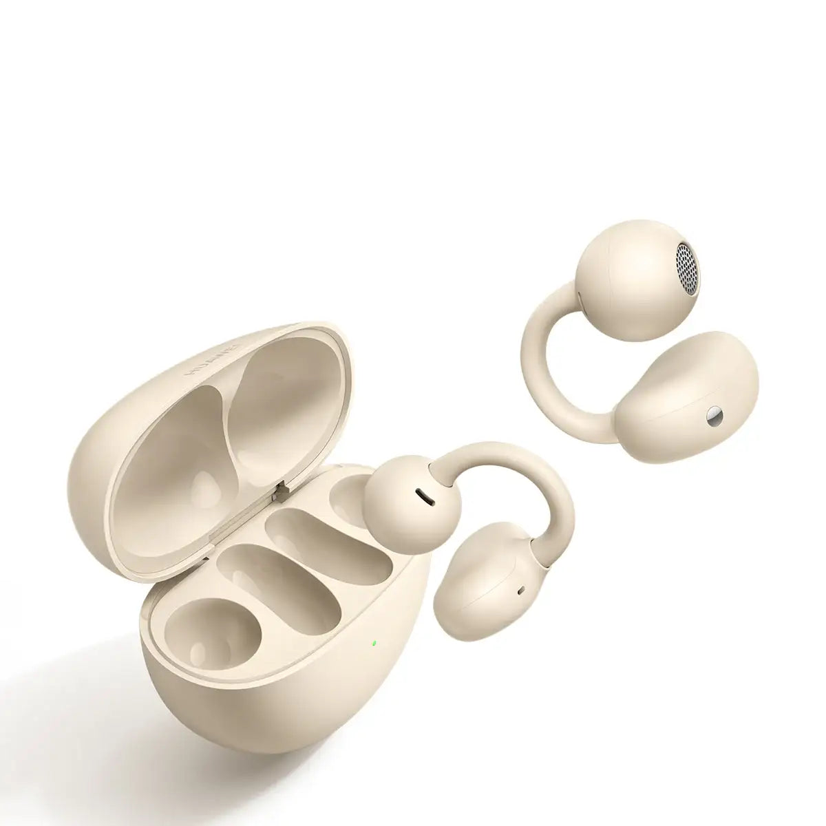 Huawei FreeClip Wireless Earbuds - Beige - GulfStore.com