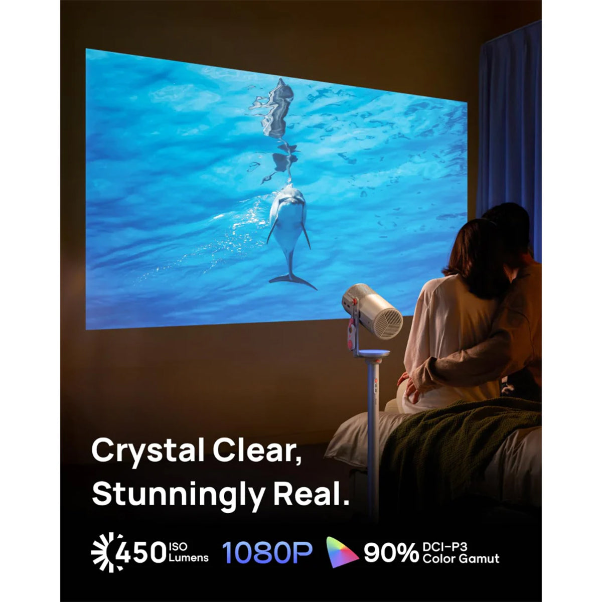 Xgimi Google TV portable cinema
Type-C charge, 1080P
450 ISO Lumens, 2.5h built-in-battery