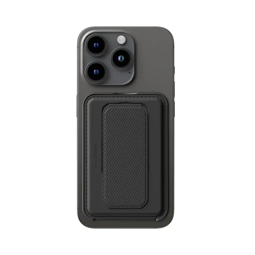 AMAZINGTHING | 17049 | GLAMOUR Link Travel Mag Fold Pro Magnetic Wallet With Card Holder | Black - GulfStore.com