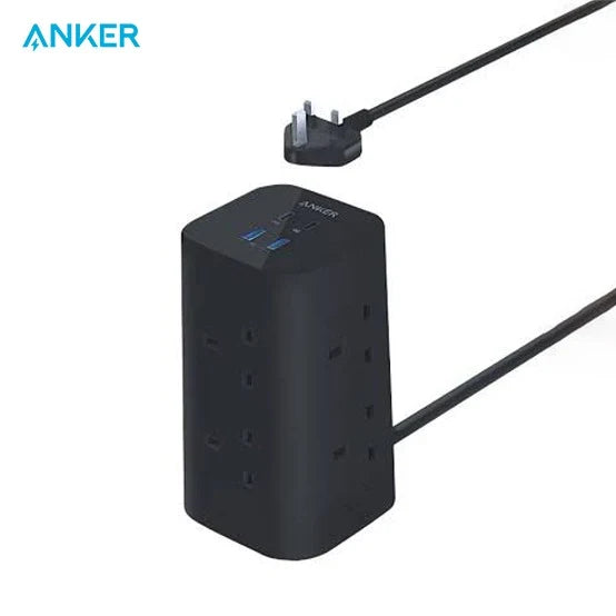 Anker 12-in-1 Multi-Device Power Strip, 20W USB-C Fast Charging - A9185K11 - GulfStore.com