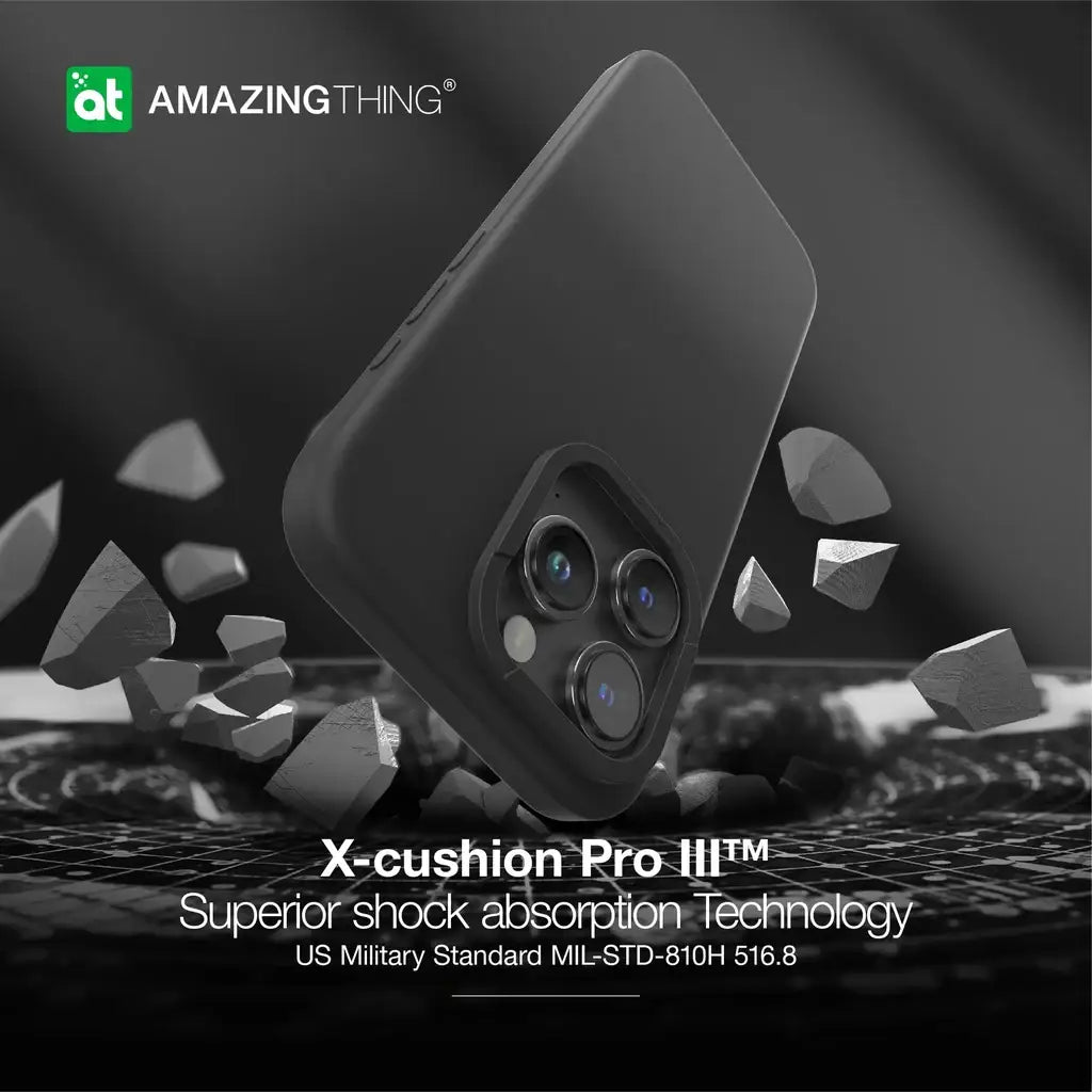 AMAZINGTHING | IP156.7PSMBK | AT SMOOTHIEL MAGSAFE DROP PROOF CASE FOR IPHONE 15 PRO MAX 6.7 | Black - GulfStore.com