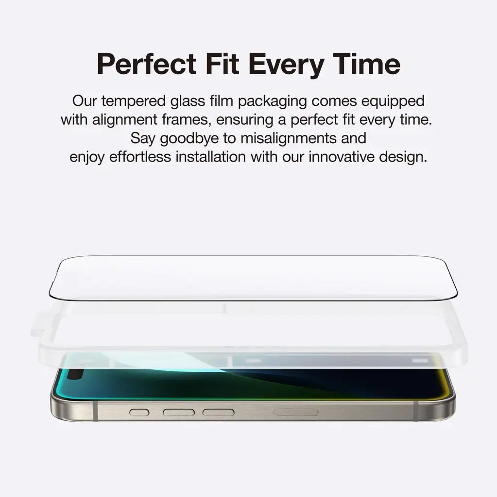 AmazingThing IPHONE 16 PRO 6.3 2.75D FULLY COVERED DUST FILTER TITAN MATTE BLUE LIGHT GLASS - CLEAR IP166.3PMFGLA - GulfStore.com
