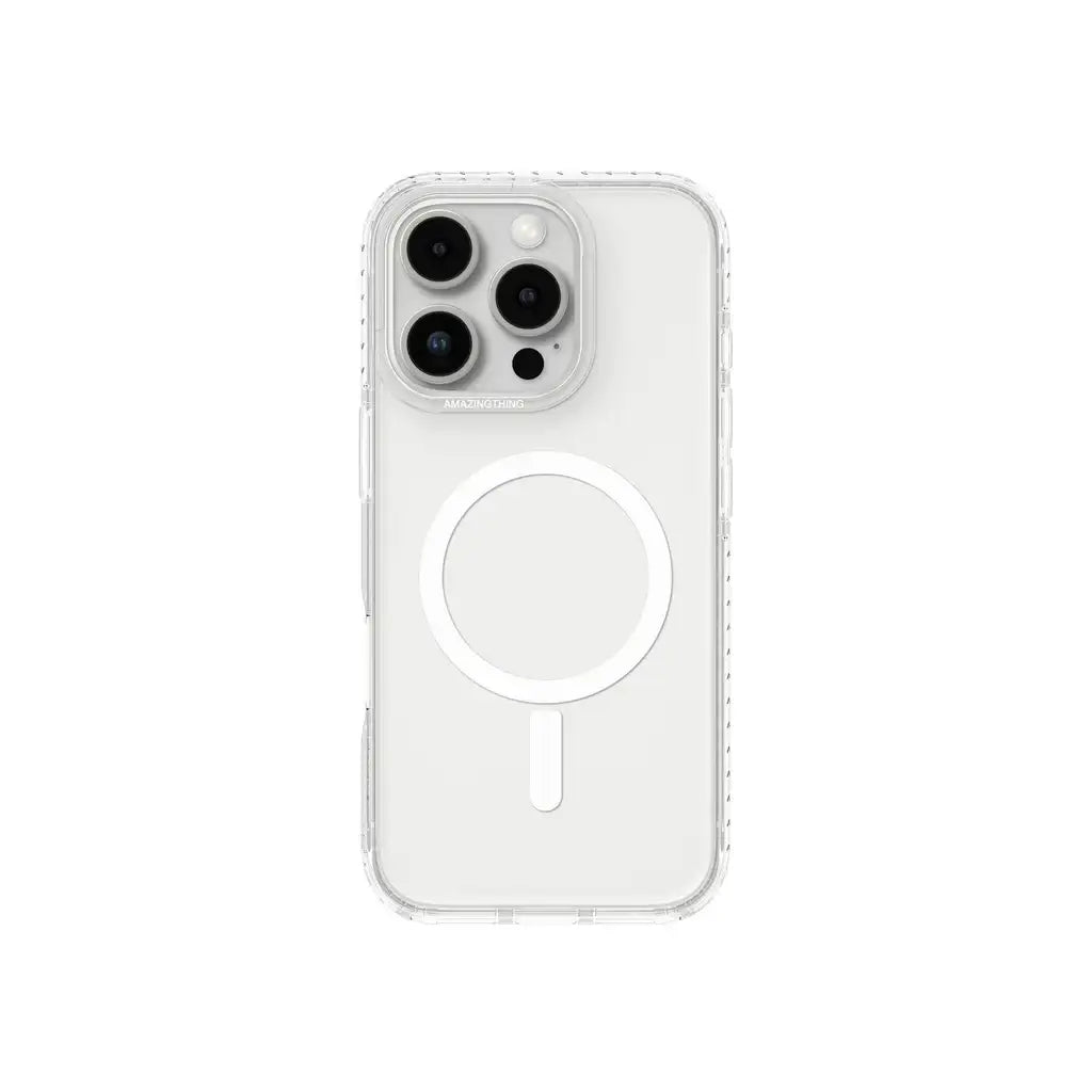 17370 |AMAZINGTHING | TITAN PRO MAGSAFE DROP PROOF CASE FOR IPHONE 16 PRO 6.3 | CLEAR - GulfStore.com