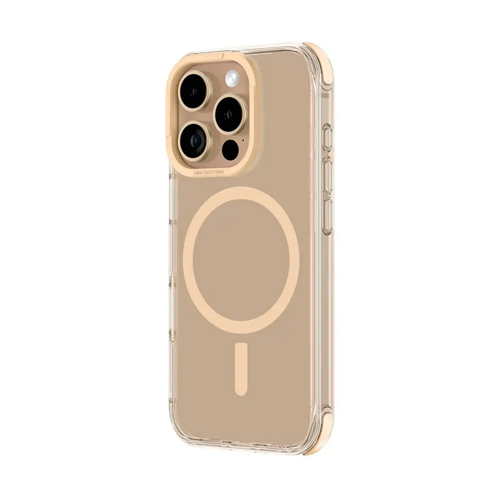 17327 | AMAZINGTHING | OMNI MAGSAFE DROP PROOF CASE FOR IPHONE 16 PRO MAX 6.9 | ROSE GOLD - GulfStore.com