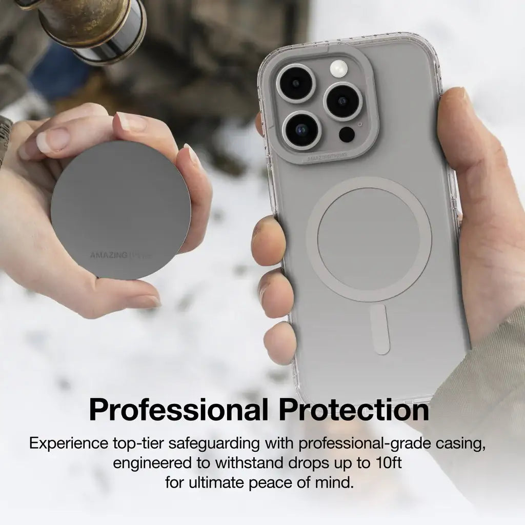 17372 | AMAZINGTHING | TITAN PRO MAGSAFE DROP PROOF CASE FOR IPHONE 16 PRO MAX 6.9 | GREY - GulfStore.com