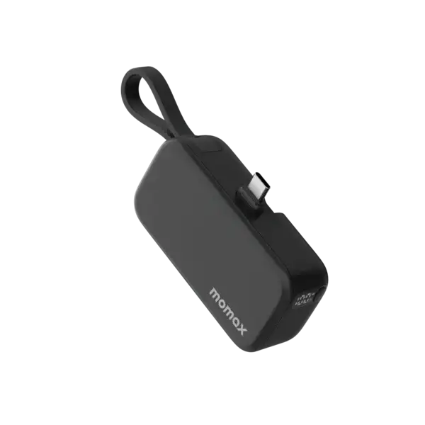 IP130D , 1-Power Mini 5000mAh Bulit-in foldable USB-C Battery pack (Black) - GulfStore.com