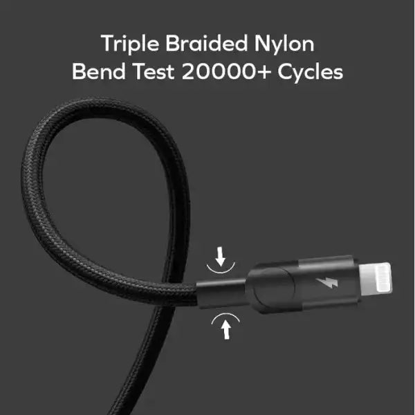 DL57D | Momax Mag.link USB-C to Lightning Magnetic Cable 1m | Black - GulfStore.com