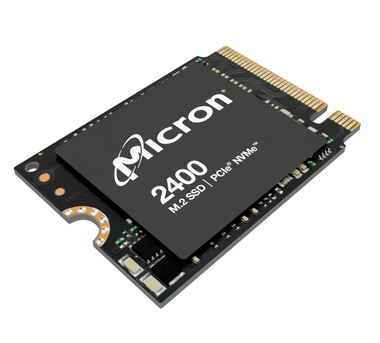 Micron 2400 M.2 PCIe NVMe SSD - 1TB / M.2 2230 / PCIe 4.0 - SSD (Solid State Drive)