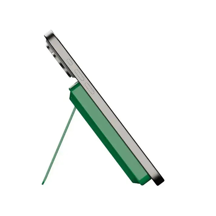 IP131HKG | Momax 1-Power X Pro Magnetic Wireless Battery Pack | 5000mAh with Stand and Built-in USB-C Cable | Green - GulfStore.com
