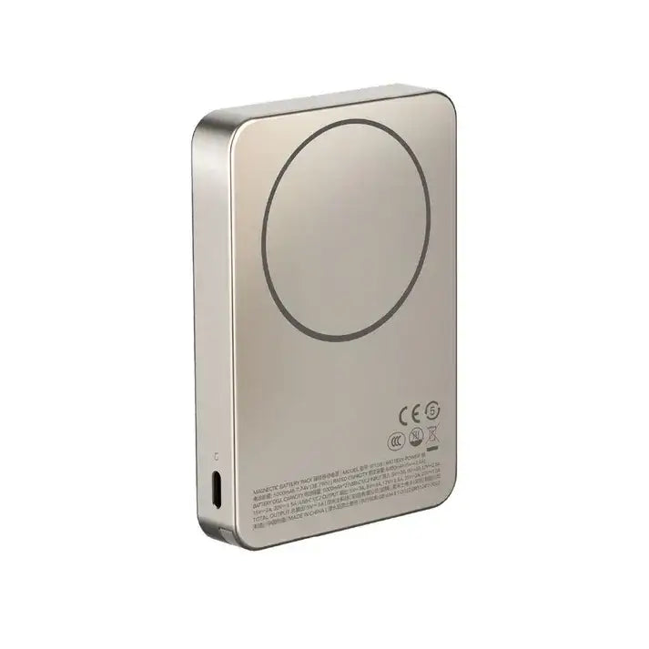 IP158L | Momax 1-Power F.Pass+ 10000mAh Battery Pack with Built-in Cable and Magnetic attachment | Titanium - GulfStore.com