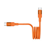 DC52M | Momax Mag.Link 100W USB-C to USB-C Magnetic Cable 1m | Orange - GulfStore.com