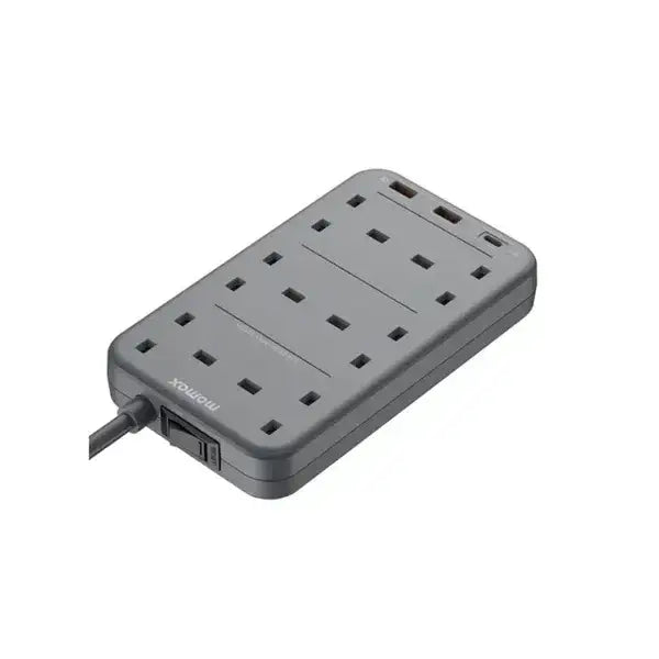 US12UKE | Momax ONEPLUG 6-Outlet Power Strip With USBONEPLUG 6-Outlet Power Strip With USB - GulfStore.com