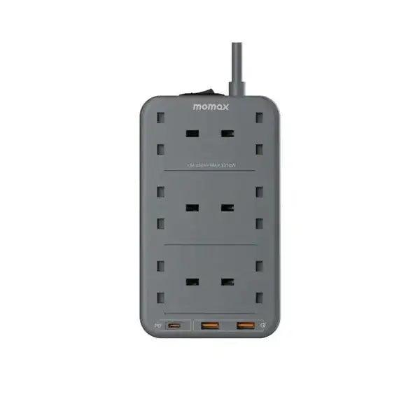 US12UKE | Momax ONEPLUG 6-Outlet Power Strip With USBONEPLUG 6-Outlet Power Strip With USB - GulfStore.com