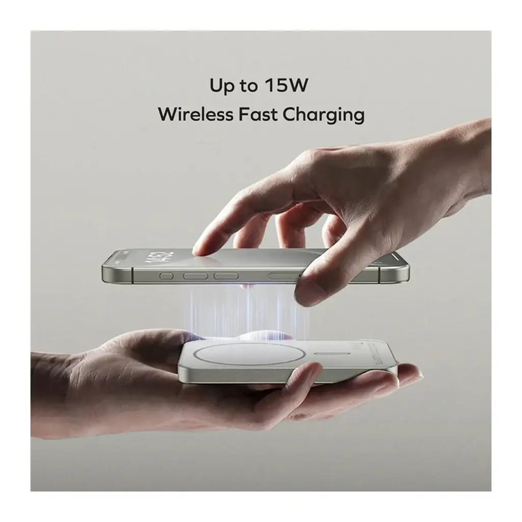 IP116AE | Momax Q.Mag X 5000mAh wireless battery pack | Titanium - GulfStore.com