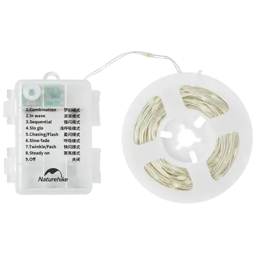 Naturehike Atmosphere lamp string - Black - GulfStore.com