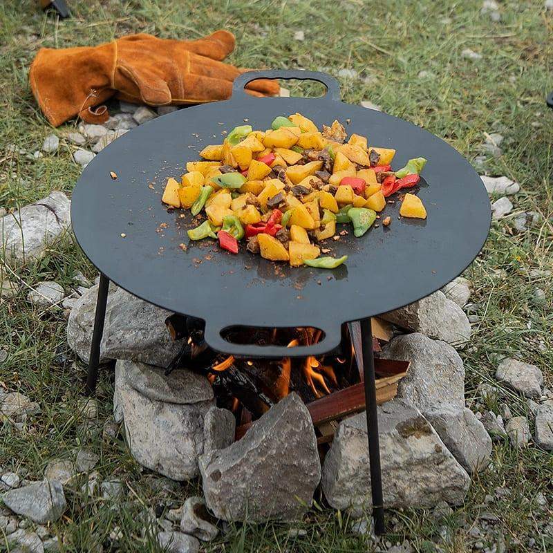 Naturehike Black iron 40CM flat-bottomed baking pan 50*40*31.5 CM - Black - GulfStore.com