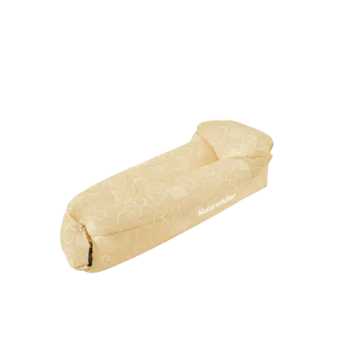Naturehike Lazy Wind Pattern Printing lazy Inflatable Sofa - Beige (180*70*52) - GulfStore.com