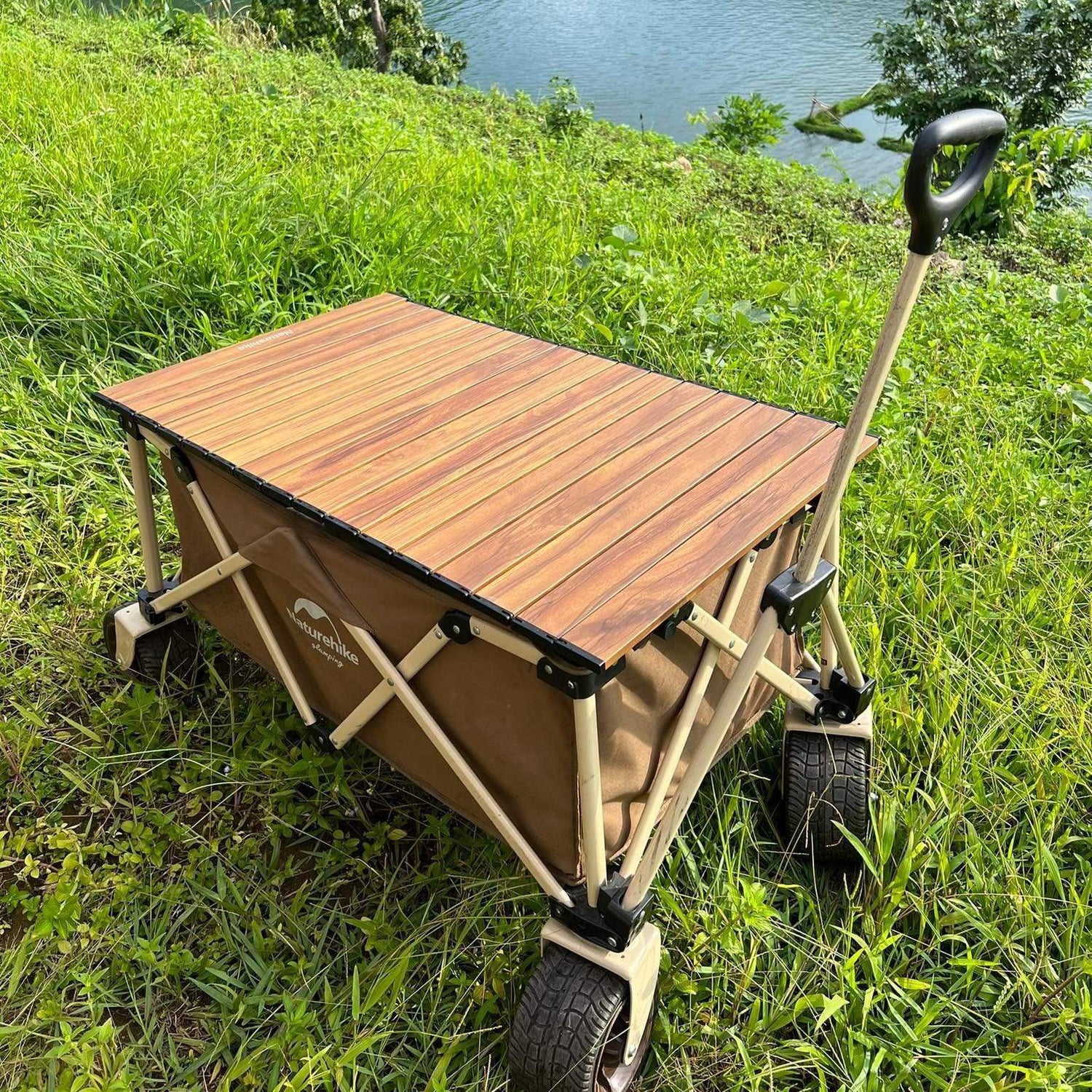 Naturehike Tabletop For TC03 Folding Trolly - Brown - GulfStore.com