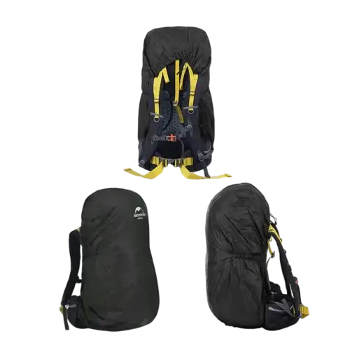 Naturehike Outdoor Bag Pack Cover Q-9B M(35-45L)- Black - GulfStore.com