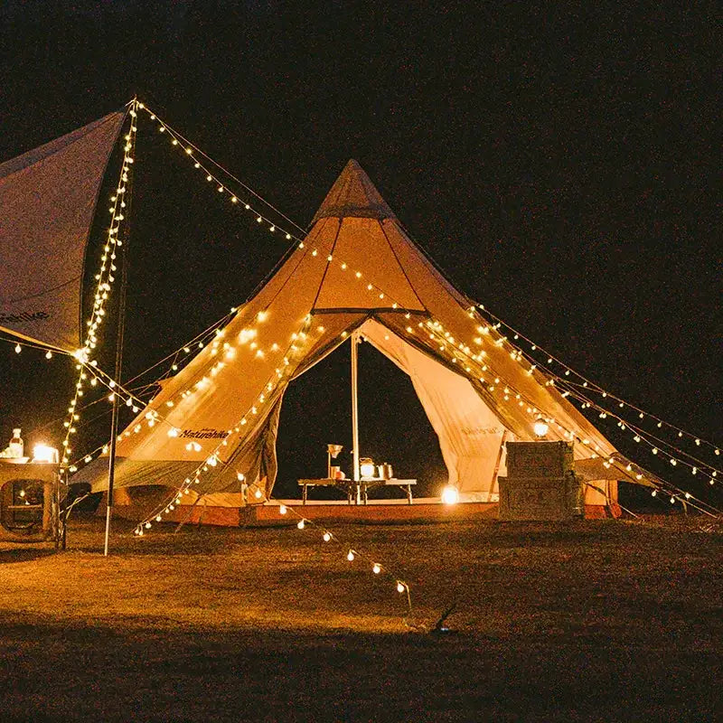 Naturehike (star point) ambient string lights - warm light - GulfStore.com
