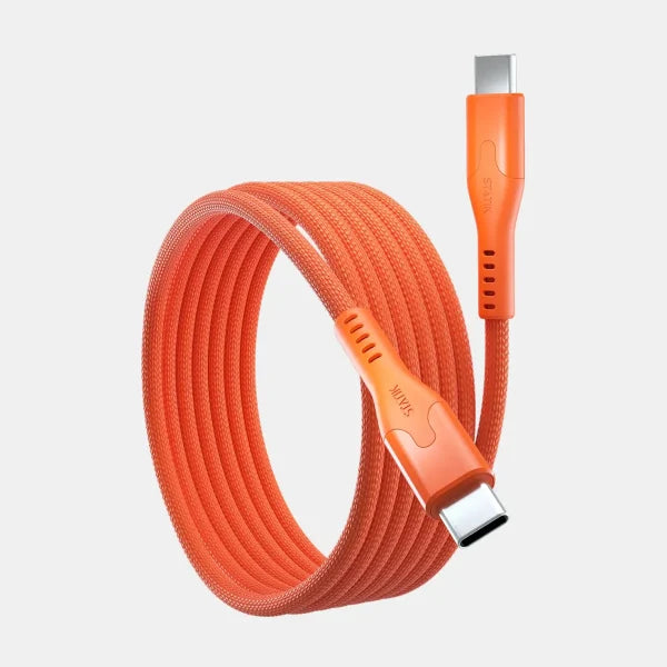 Statik | PUP-0550-3FT-CC-ORG | Statik MagStack Pro Magnetic 100w Cable USB-C to USB-C 90cm | Orange