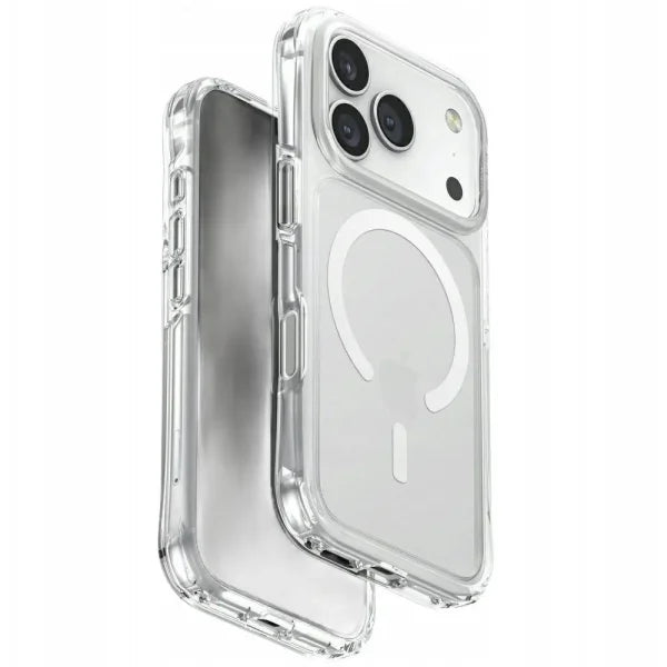 UNIQ HYBRID IPHONE 17 PRO (2025) 6.3 MAGCLICK CHARGING LIFEPRO XTREME (AF) - FROST CLEAR/WHITE