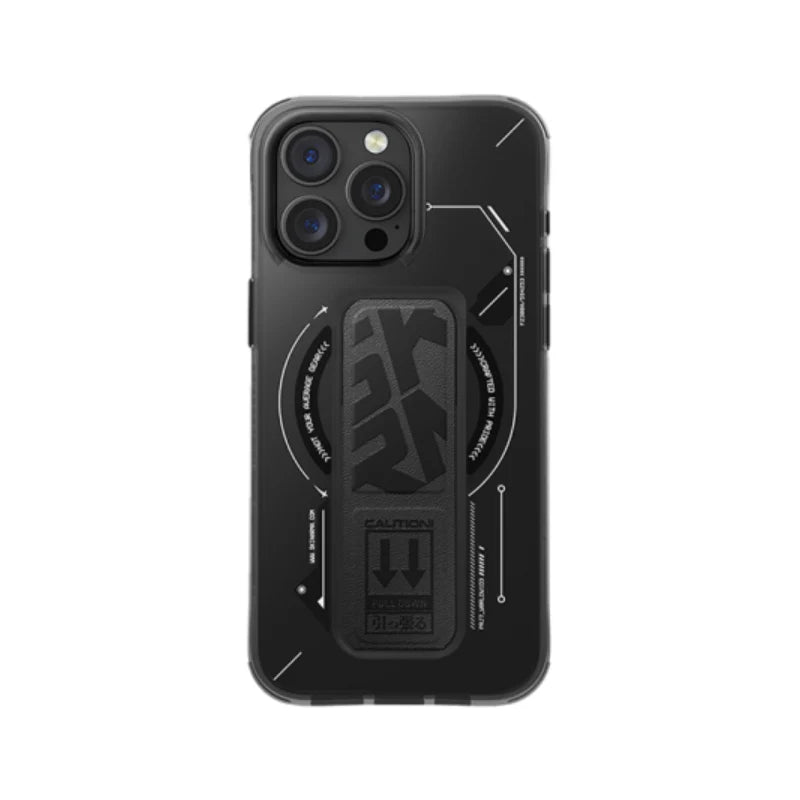 SKINARMA Helio MagSafe Case With Grip Stand for Apple iPhone 16 Pro - Black