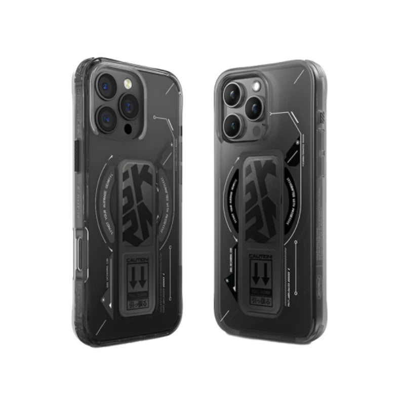 SKINARMA Helio MagSafe Case With Grip Stand for Apple iPhone 16 Pro - Black