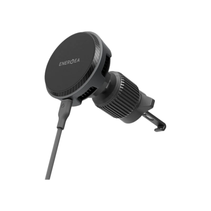 MAG-ARCDRV-GUN | ENERGEA Magarctic Drive | Qi2.2 Wireless Car Charger 25W | Windscreen/Airvent | With 45W Charger | Gunmetal - GulfStore.com