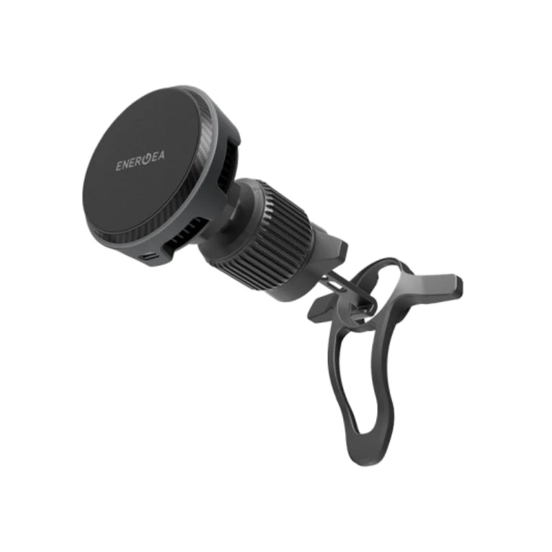 MAG-ARCDRV-GUN | ENERGEA Magarctic Drive | Qi2.2 Wireless Car Charger 25W | Windscreen/Airvent | With 45W Charger | Gunmetal - GulfStore.com