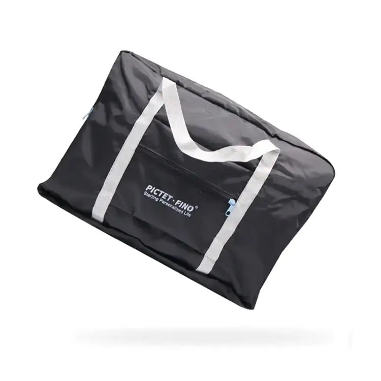 PICTET FINO RH43 Folding Nylon Waterproof Handbag Travel Bag (Black) - GulfStore.com