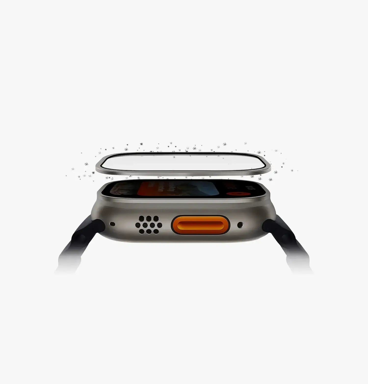 UNIQ OPTIX DUO PRO WATCH ULTRA ANTI-REFLECTIVE GLASS PROTECTOR & STAINLESS STEEL BEZEL - GulfStore.com