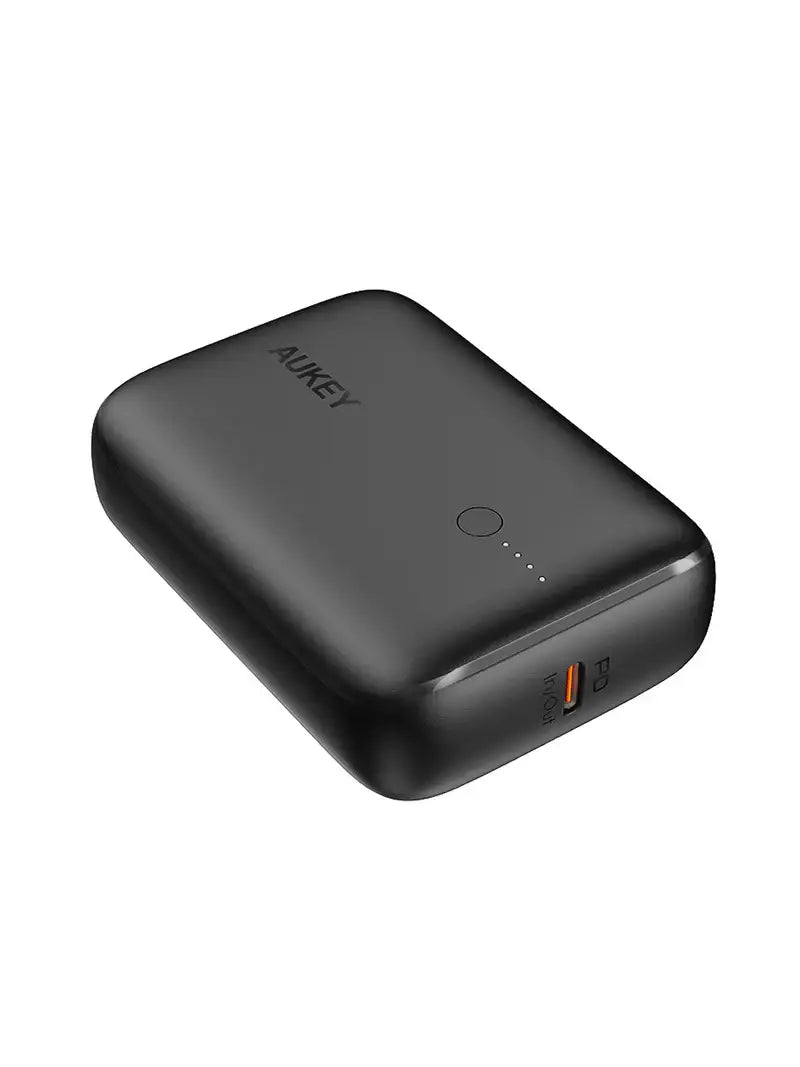 PB-N83S BK | Aukey Basix Mini 20W Ultra Compact Power Bank 10000 mAh | Black - GulfStore.com