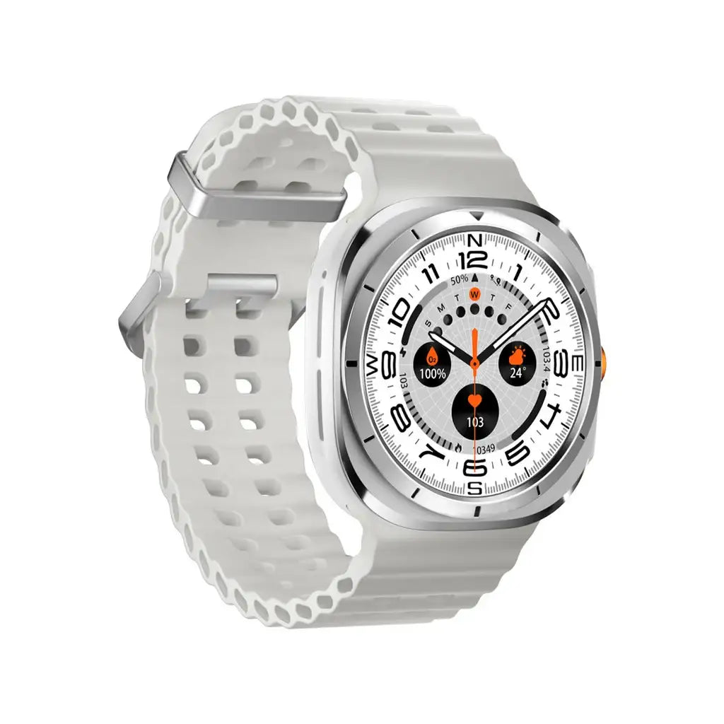 PD-LFST011-SL , Porodo Voyager Smart Watch - Silver - GulfStore.com