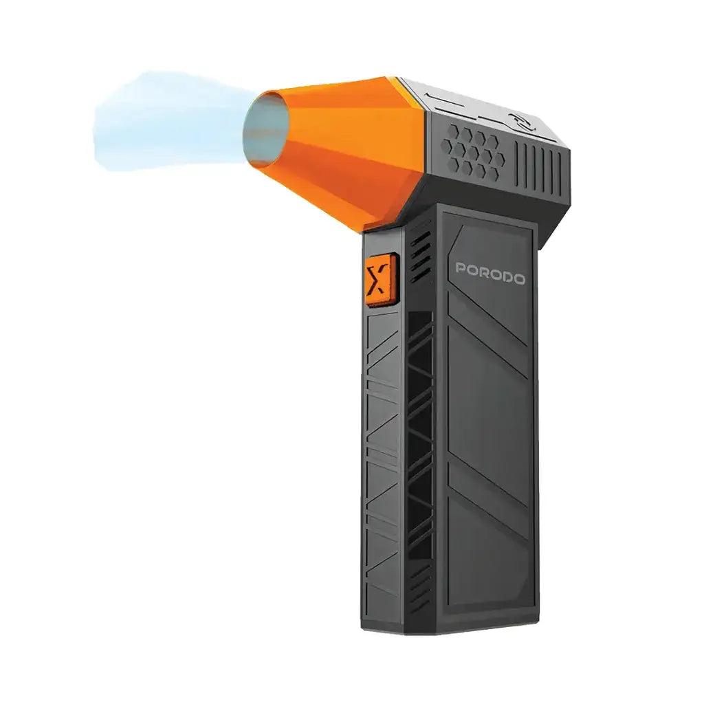 PD-LFST129-BK , Porodo Lifestyle Turbo Jet Air Blower Air Duster & Fan - Black - GulfStore.com