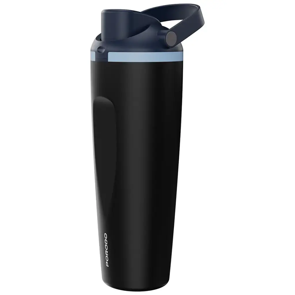 Porodo Lifestyle Stainless Steel Double Walled Bottle - Black