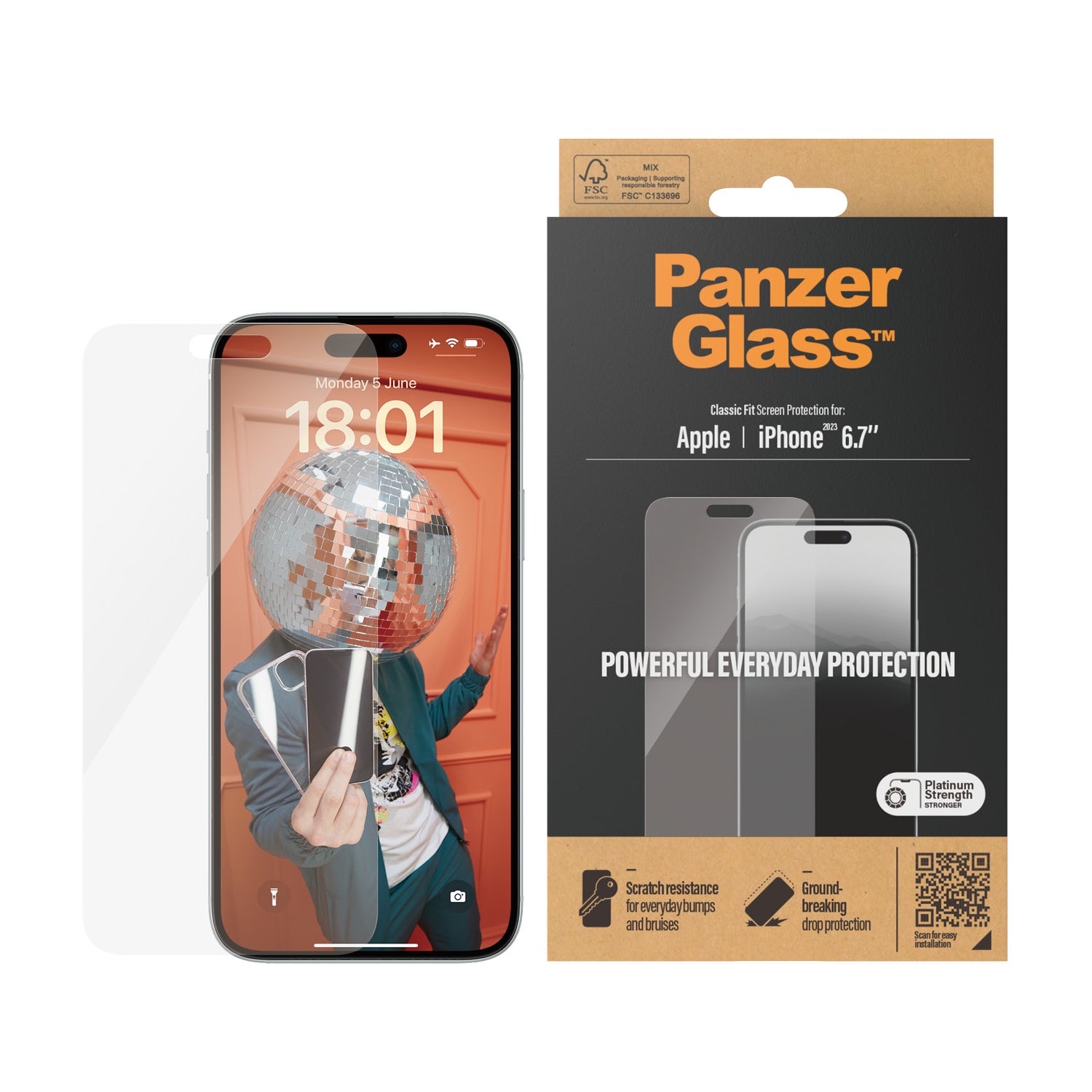310103775 | PanzerGlass™ iPhone 2023 6.7