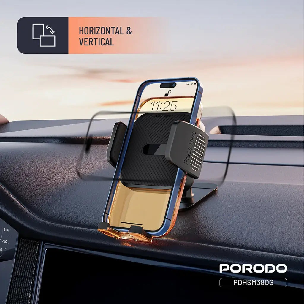 PDHSM38OG | طقم حامل هاتف متعدد الوظائف 3 في 1 من بورودو | برتقالي