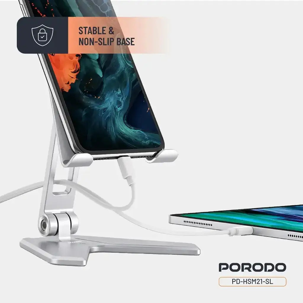 Porodo Aluminum Alloy Mobile Stand (PD-HSM21-SL) - GulfStore.com