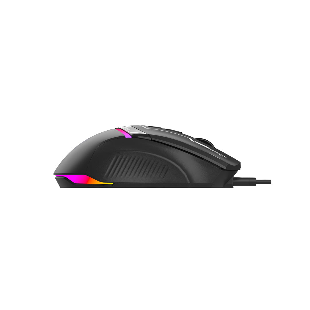 PDX321 | Porodo Gaming 8D RGB Wired Mouse DPI 7200 | Black