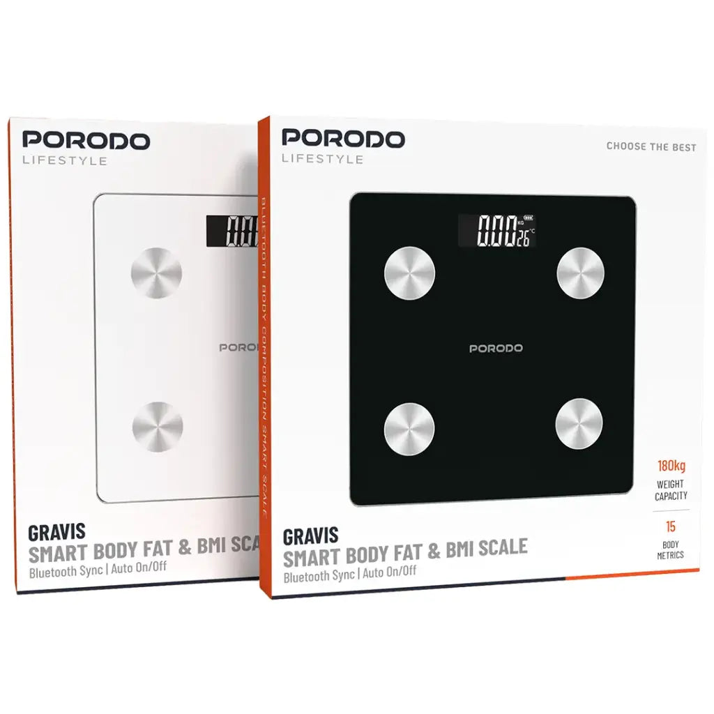PDLLFST213BK | ميزان بورودو غرافيا الذكي لقياس نسبة الدهون في الجسم ومؤشر كتلة الجسم | أسود