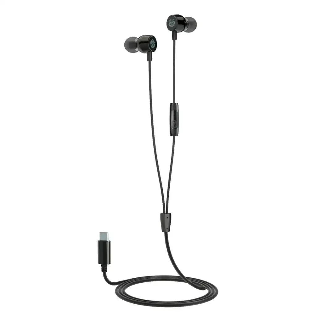 Porodo Soundtec Touch Controls Earphones- Black (PD-STWLEP048-BK) - GulfStore.com