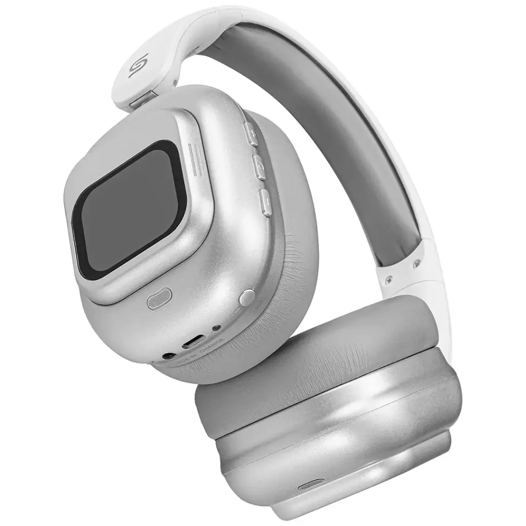 PDJYBN618WH | Porodo Soundtec Touchwave ANC Headphones With Detachable Touch Screen | White
