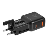 PD-FWCH055-BK , Porodo Universal Travel Pocket Charger - Black - GulfStore.com