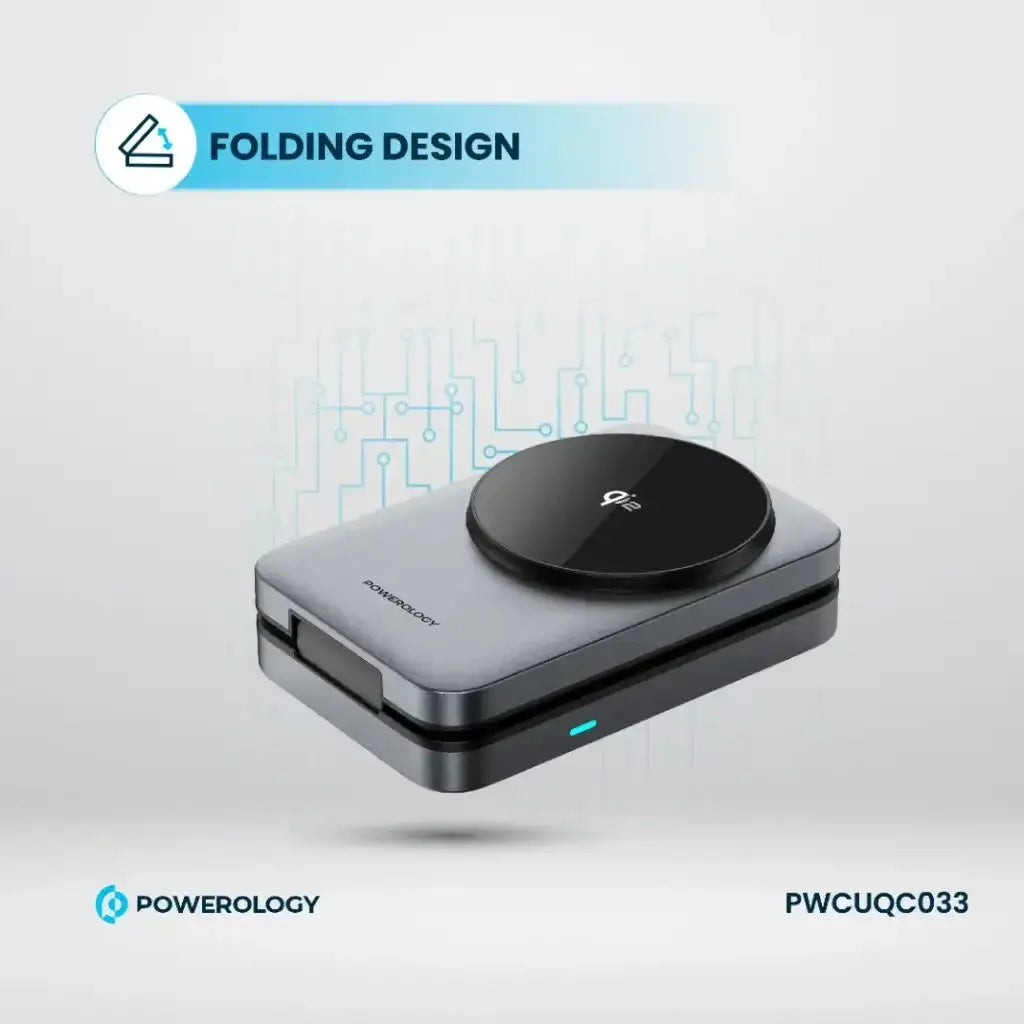 Powerology PWC033 15W Qi2 Fast Charging Multi Device Hub - GulfStore.com