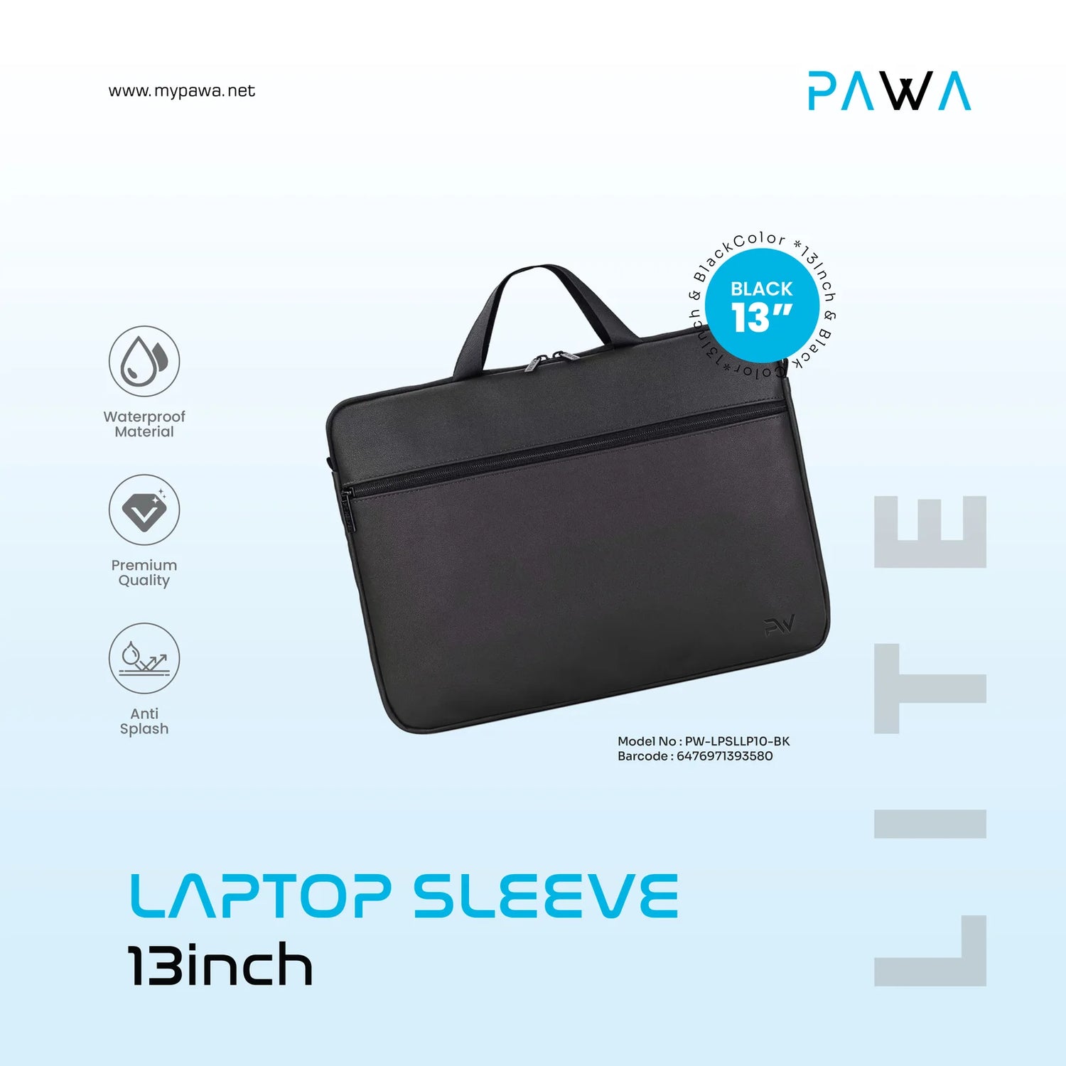 Pawa Lite Laptop Sleeve 15.5